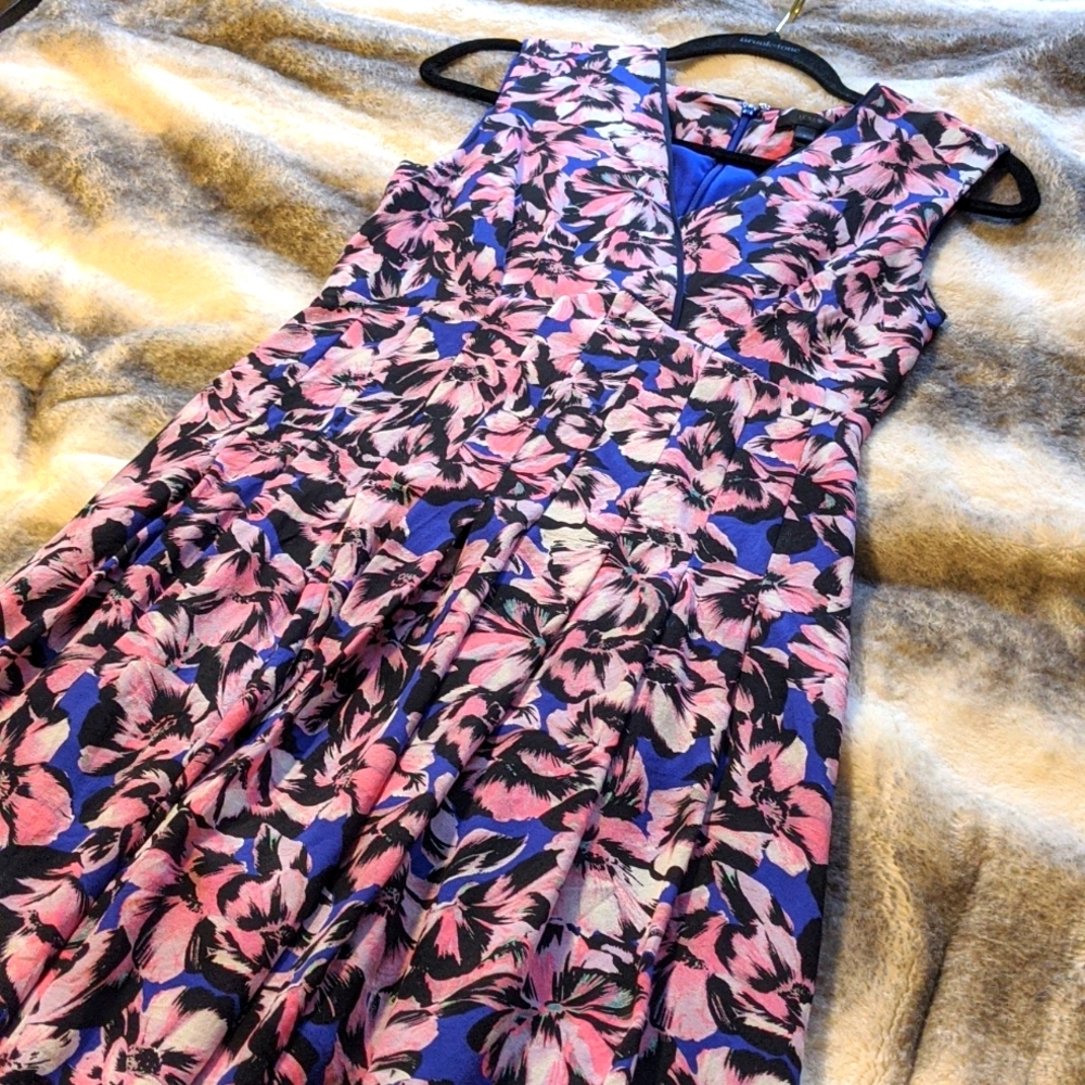 J Crew silk floral dress